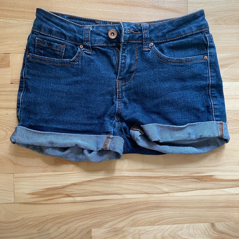 Classic Dark Blue Women's Jean Shorts
